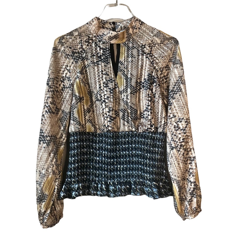 Foxiedox Reptile Smocked Blouse